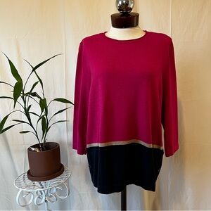 Croft & Barrow color black sweater